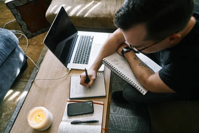 designer writing a content outline