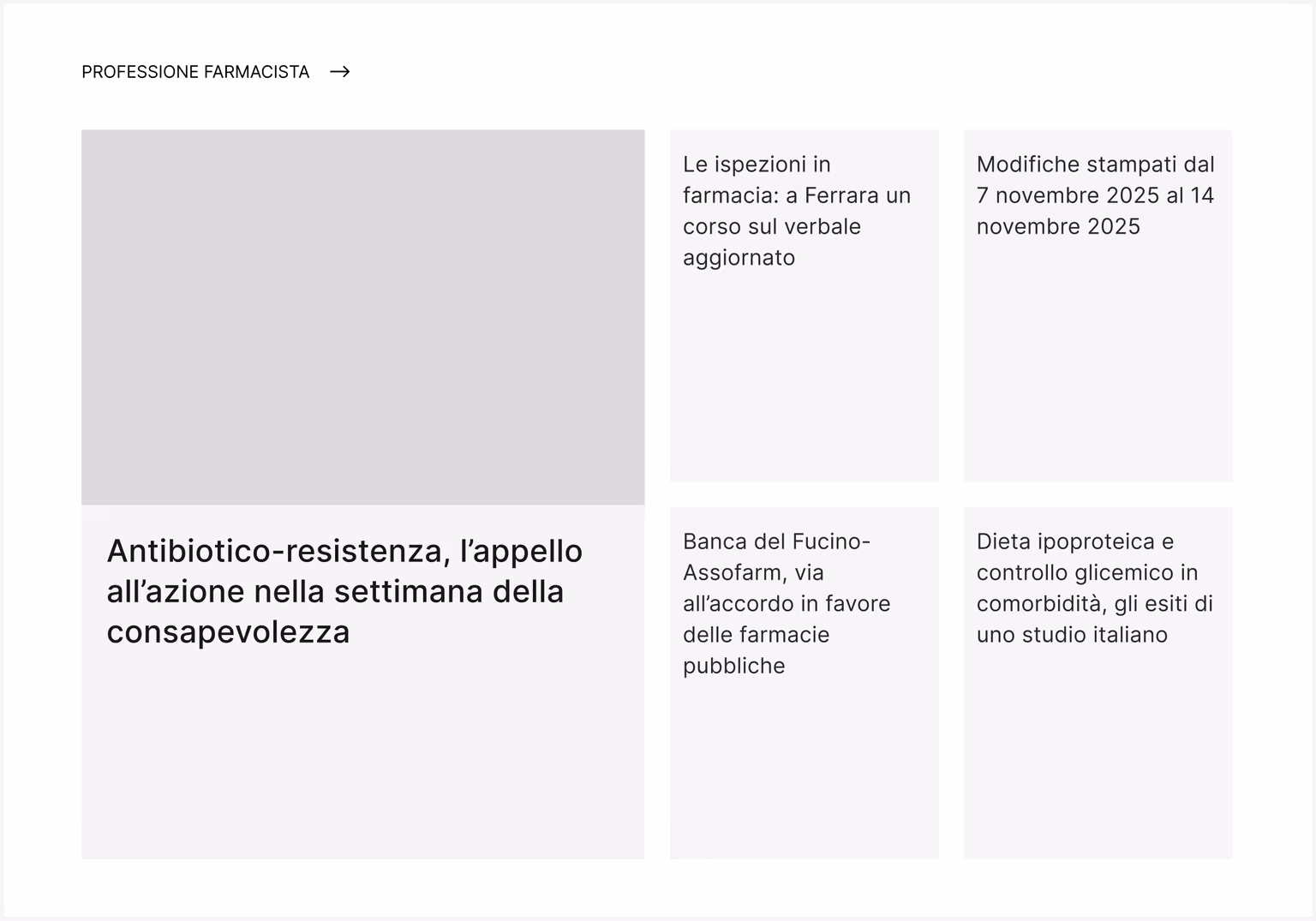 A lead article spanning two columns of the modular grid